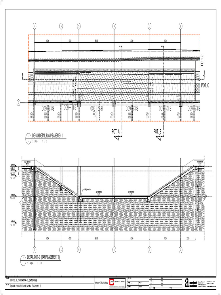 Ramp Detail for Hotel Basement 1 | PDF