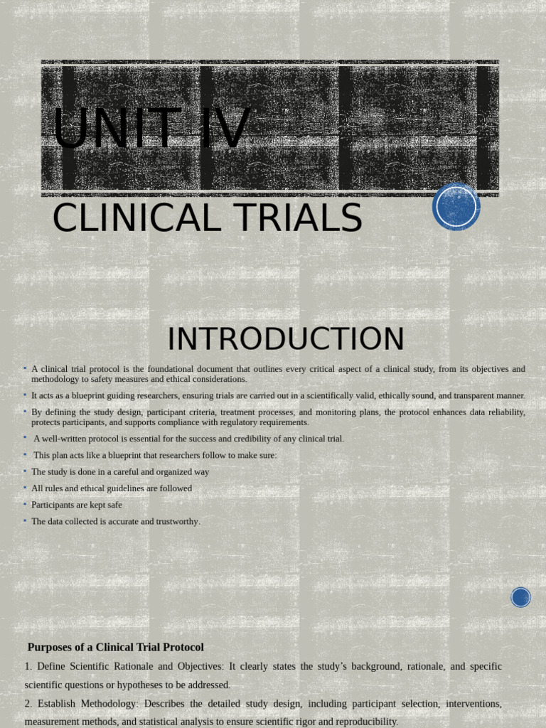 Clinical Trial Protocol Essentials | PDF | Clinical Trial ...
