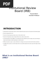 IRB/IEC Guidelines for Clinical Trials | PDF | Institutional Review Board