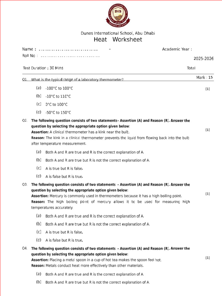 Heat - Ans Key | PDF