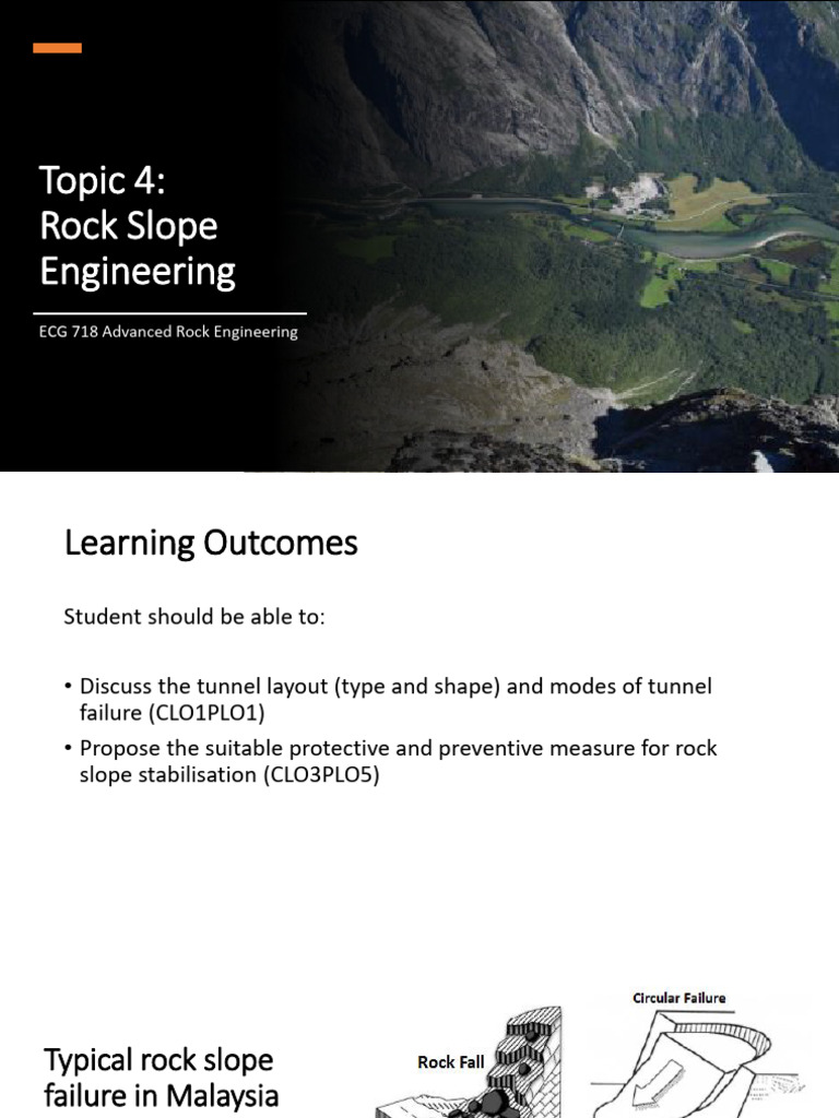 Rock Slope Engineering and Stabilization | PDF | Geology | Earth Sciences