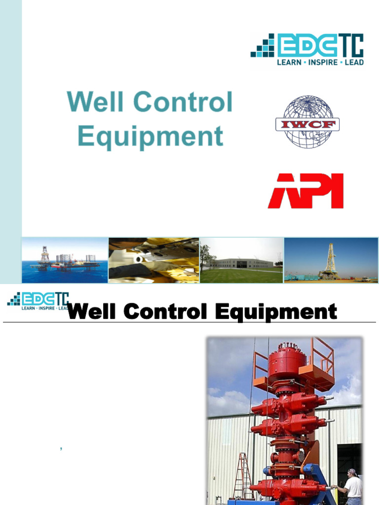 Overview of Well Control Equipment | PDF | Valve | Pump