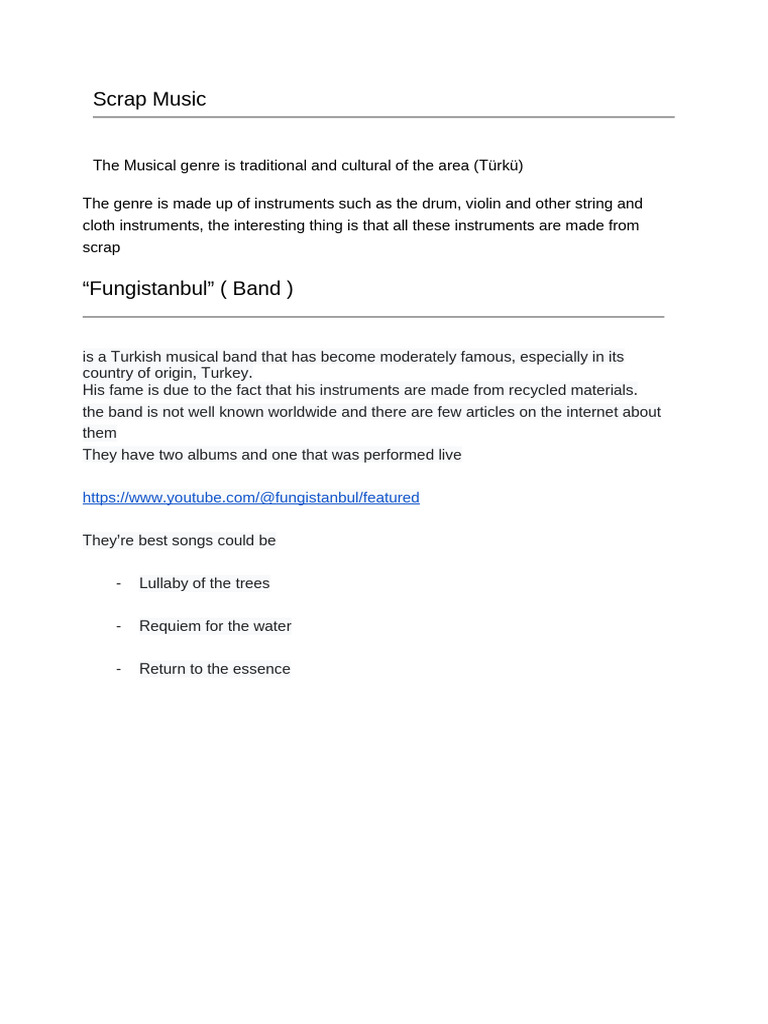 Scrap Music | PDF