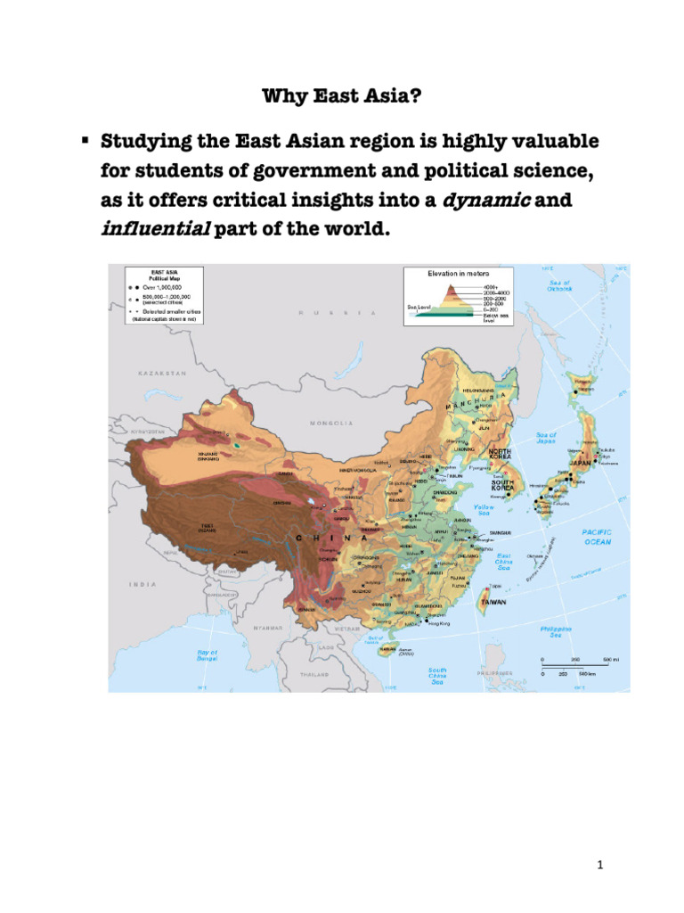 Importance of Studying East Asia | PDF