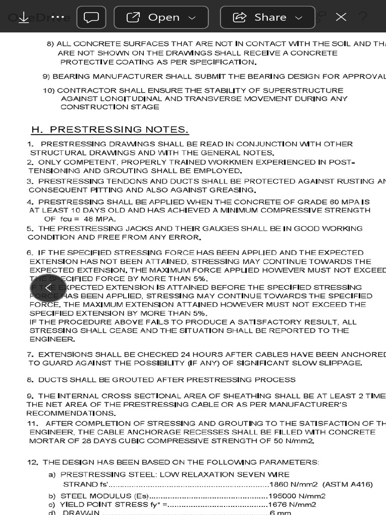 General Notes For Concrete - OneDrive | PDF