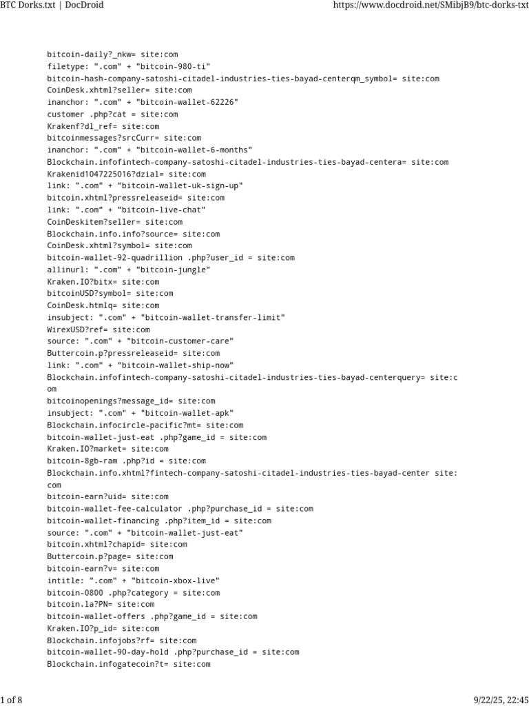Btcdorks | PDF | Bitcoin
