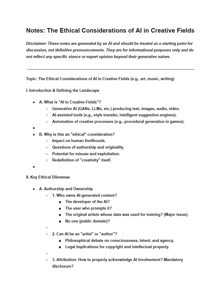 Ethical Considerations of AI | PDF | Artificial Intelligence ...