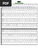 Class Wise Time Table 2026-27 | PDF