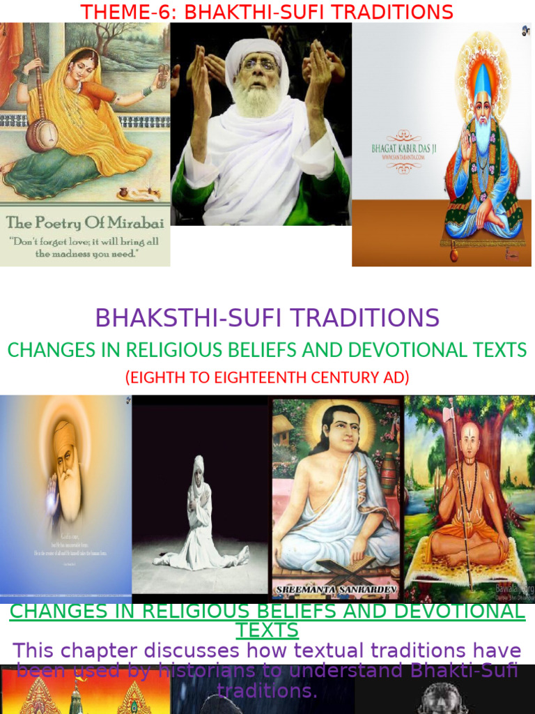 Bhakti-Sufi Traditions Overview | PDF | Bhakti | Bhakti Movement