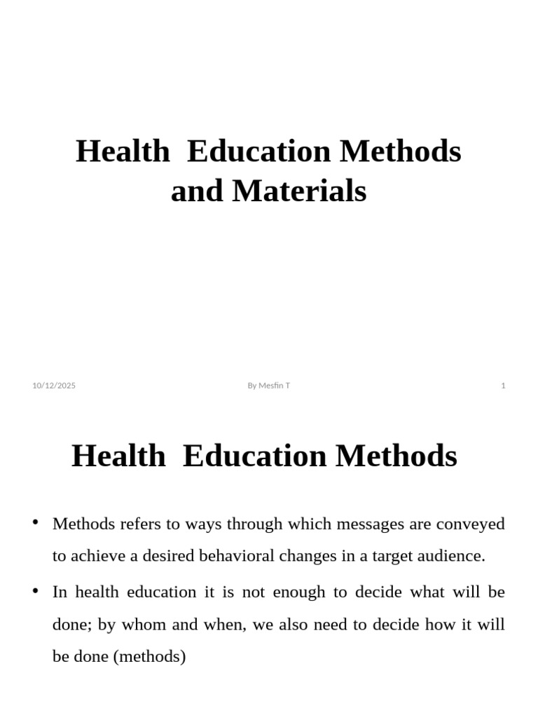 HE Method and Material | PDF | Lecture | Learning