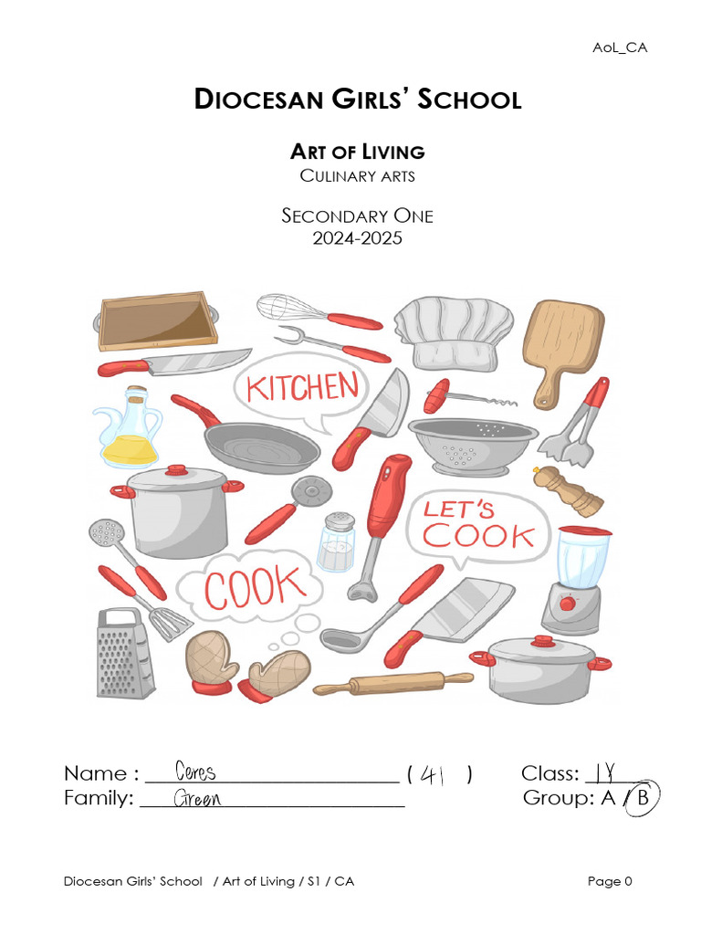 Culinary Arts: Cooking Basics Guide | PDF | Dumpling | Tablespoon