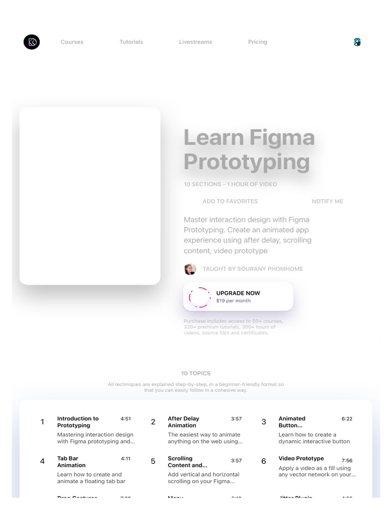 Master Figma Prototyping Techniques | PDF | Ios | Software