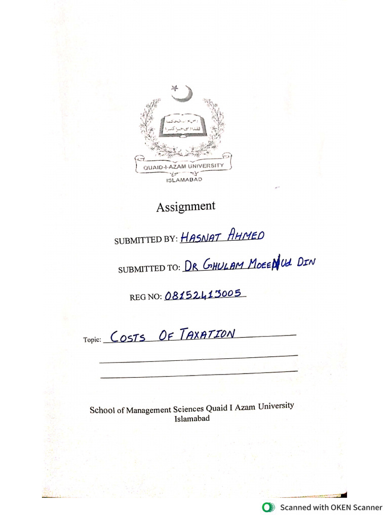 Hasnat Ahmed 005 Assignment | PDF