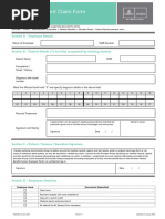 Unimed Group Health Claim Form | PDF | Dentistry | Obstetrics