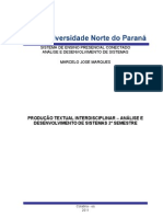 Produção Textual Interdisciplinar - Análise e Desenvolvimento de Sistemas 2º Semestre