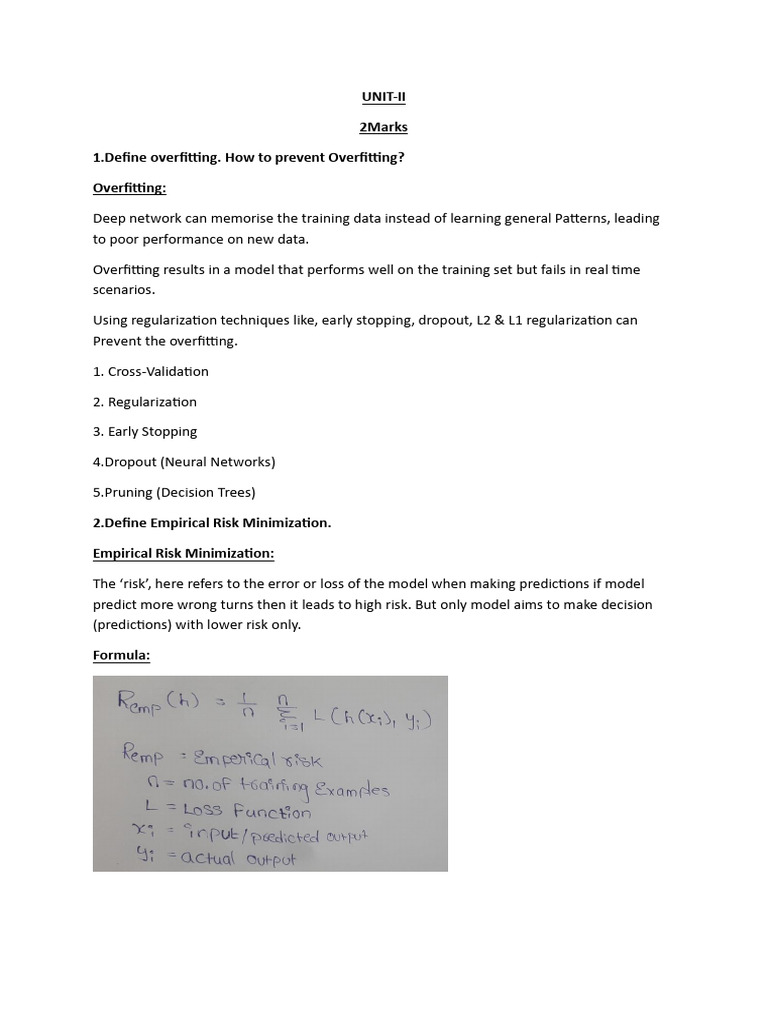 Overfitting and Regularization Techniques | PDF | Applied Mathematics ...