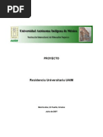 Ejemplo Residencia Universitaria