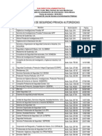 Direccionsup Sda Empresas de Seguridad Privada Autorizadas Abril 2011