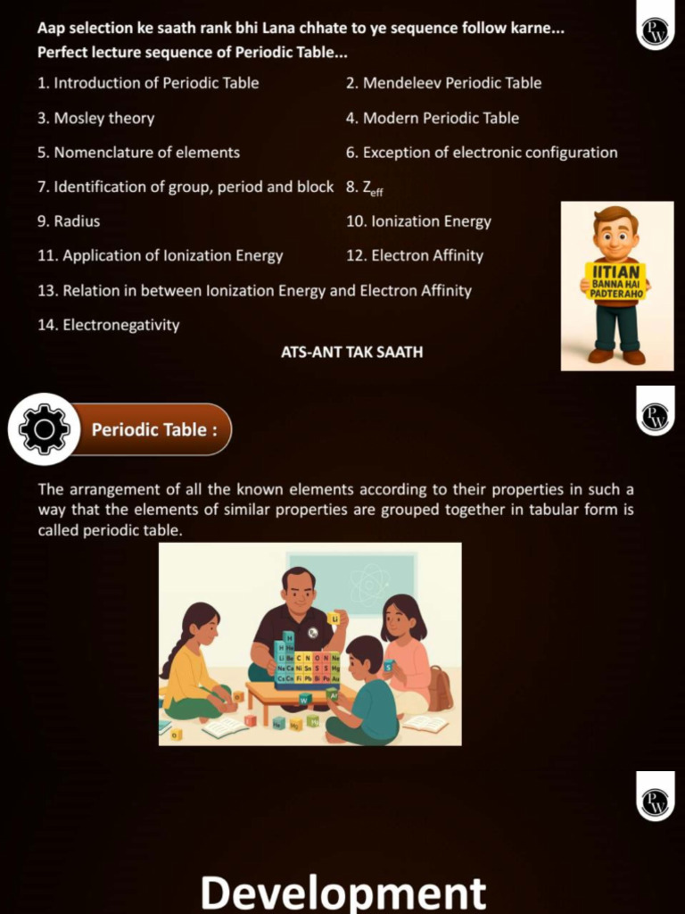 Periodic Table Notes | PDF