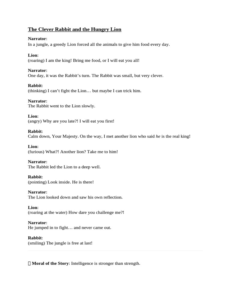 Storytelling Scripts for Children | PDF