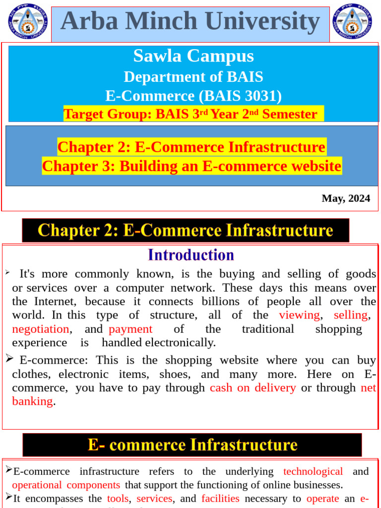 E-Commerce Infrastructure Essentials | PDF | World Wide Web | Internet ...