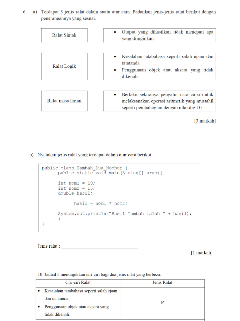 Latihan1 Ralat | PDF