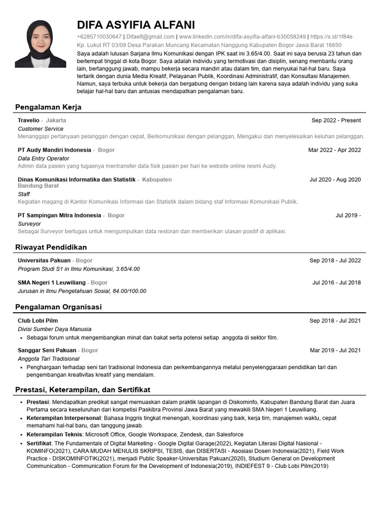 Berkas Resume | PDF