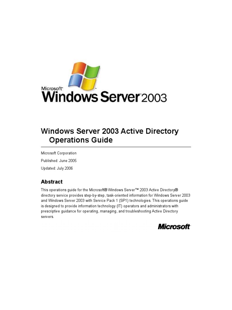 AD Operations | PDF | Active Directory | Domain Name System