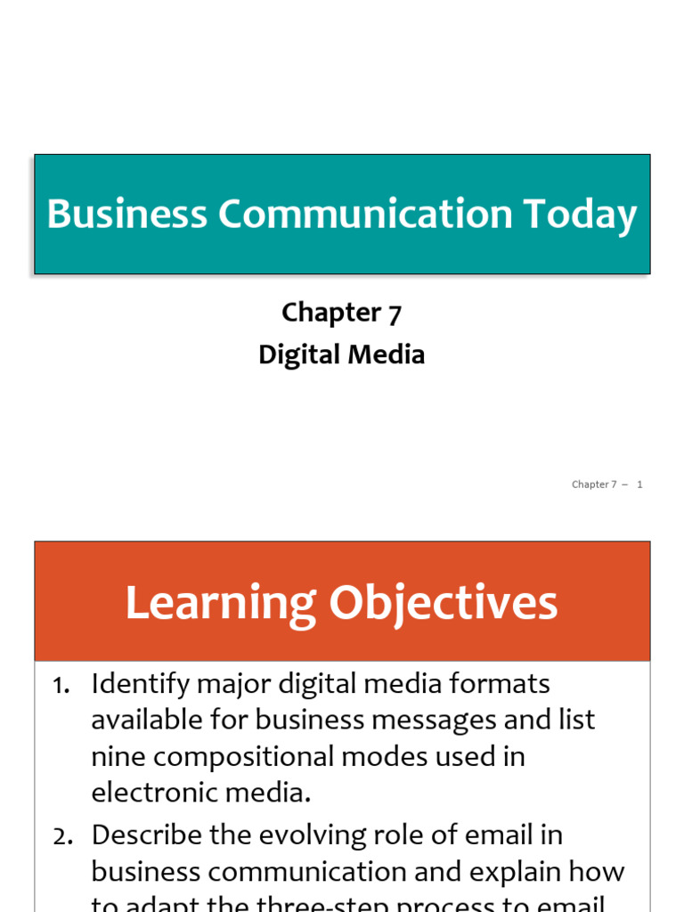 Digital Media in Business Communication | PDF | Podcast | Social Media