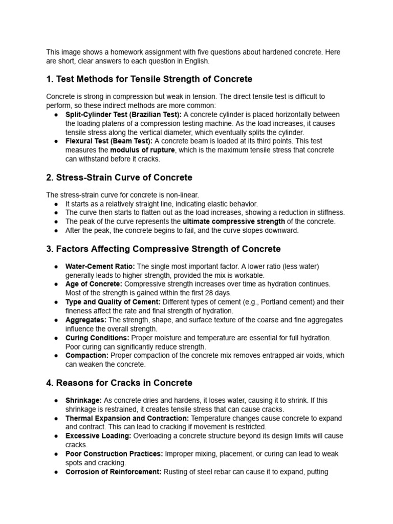 Concrete Strength Testing Methods Explained | PDF | Concrete | Strength ...