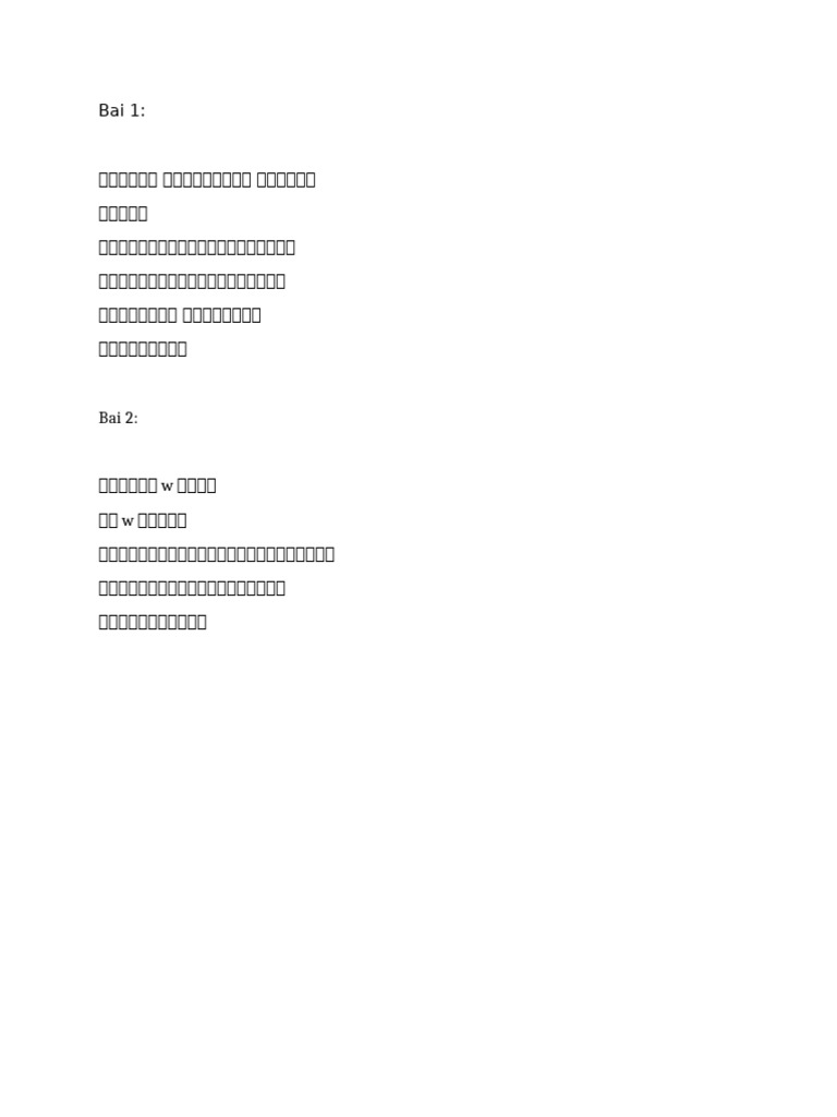 Bai 6 | PDF