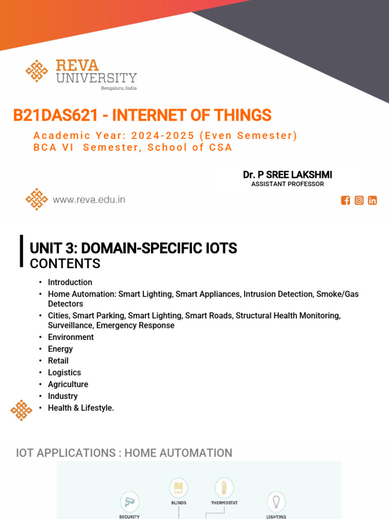 IoT Applications in Smart Homes | PDF | Internet Of Things | Agriculture
