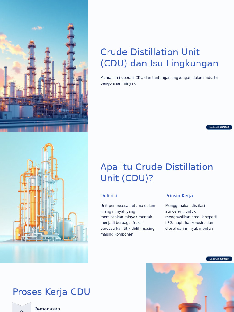 CDU: Tantangan dan Solusi Lingkungan | PDF