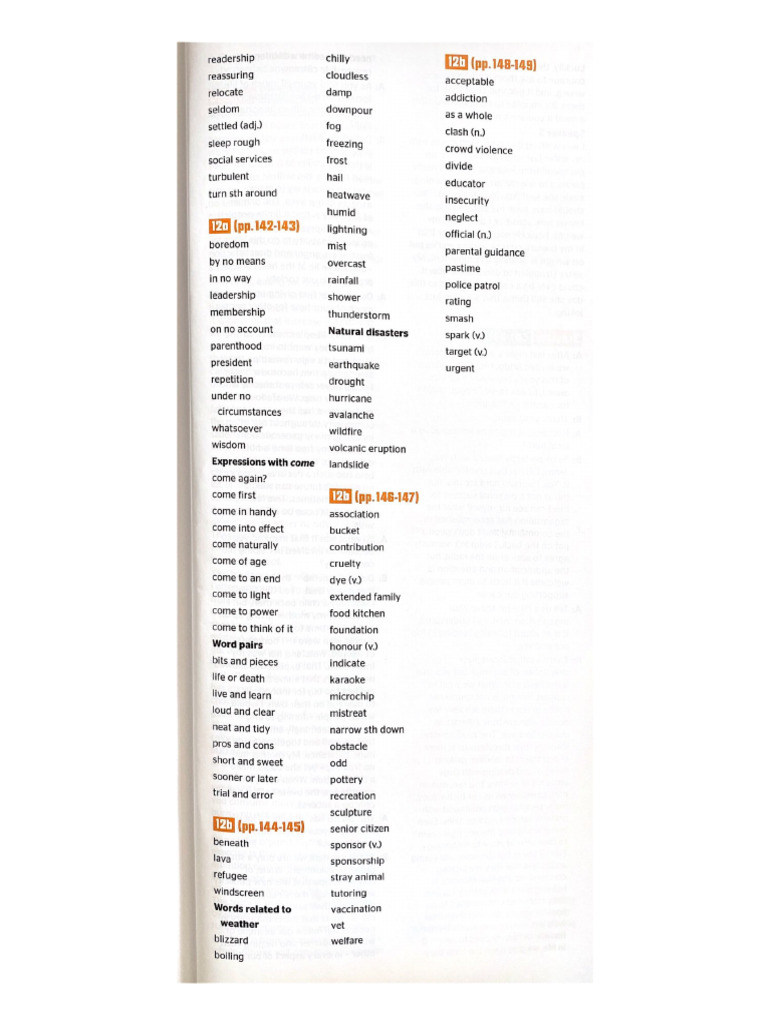 b2 Word List | PDF