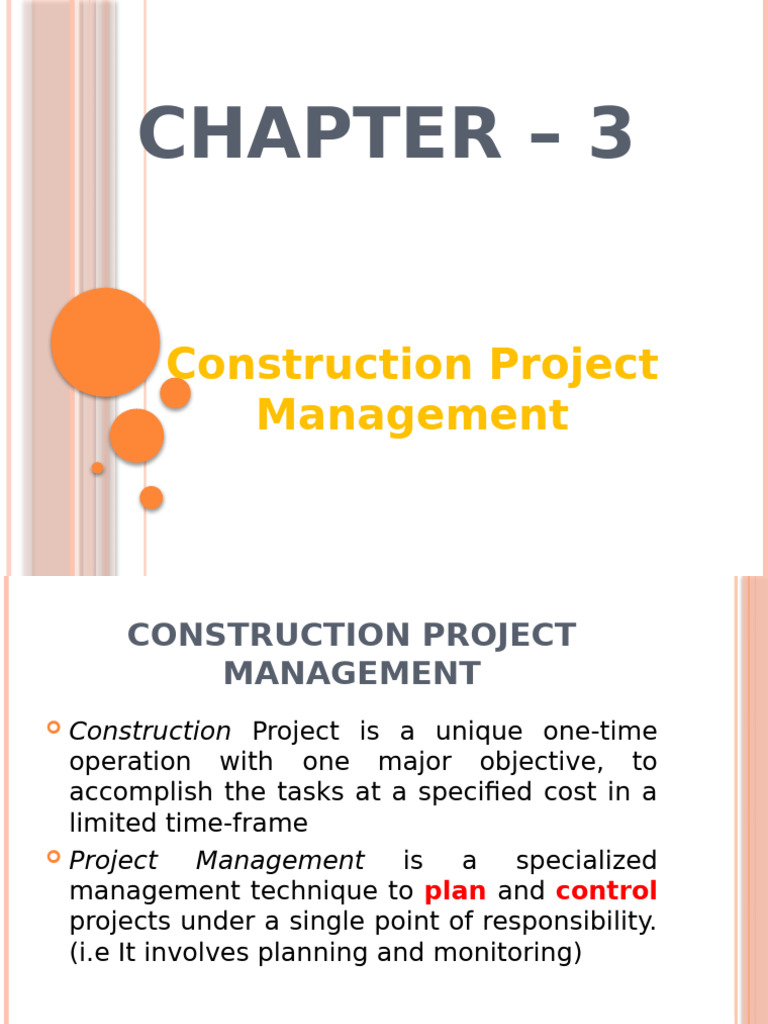 Construction Project Management Guide | PDF | Project Management ...