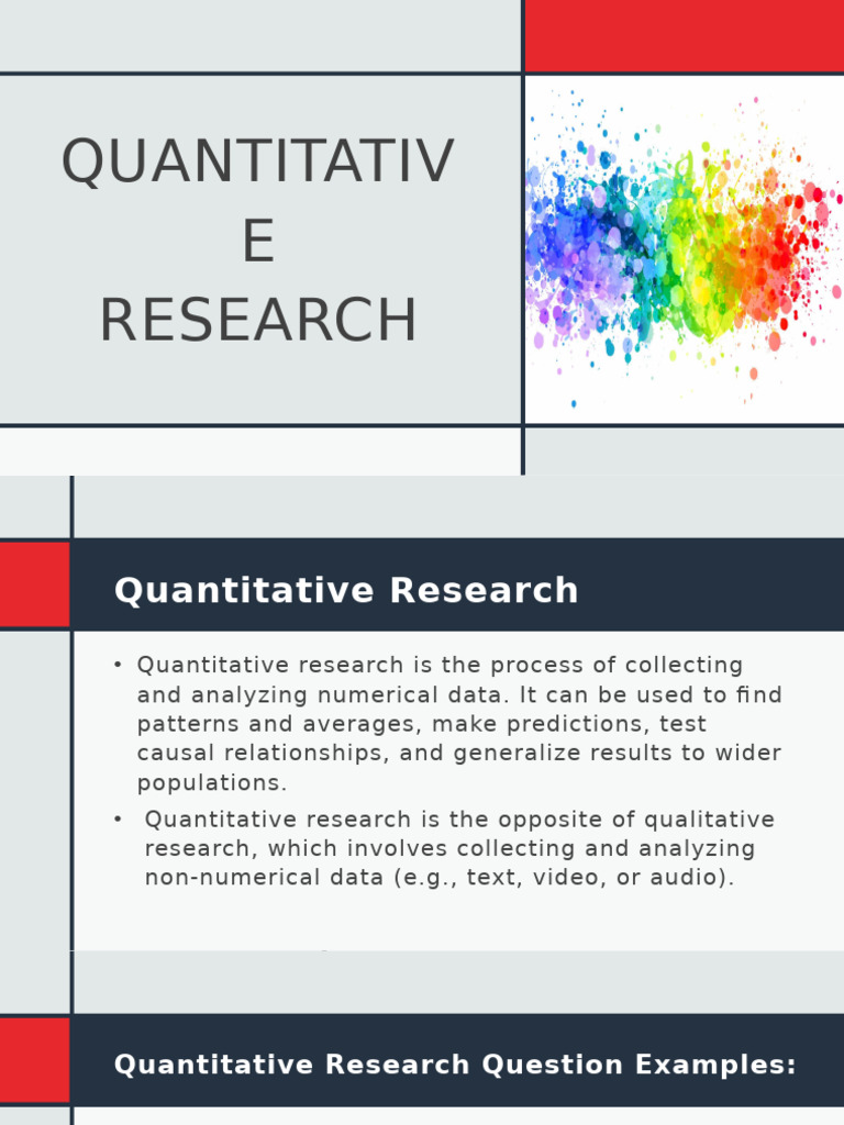 q2 Lesson3 Quantitative-Research 2 | PDF | Quantitative Research ...