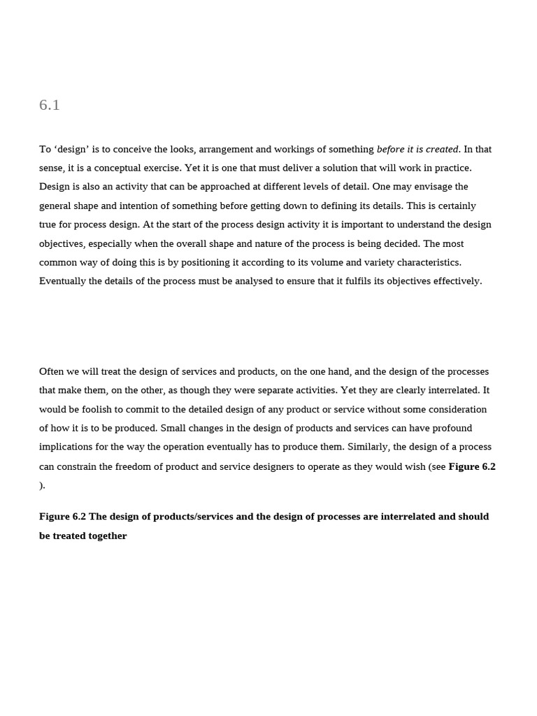 Operations Management - (6.1 What Is Process Design) | PDF | Airport