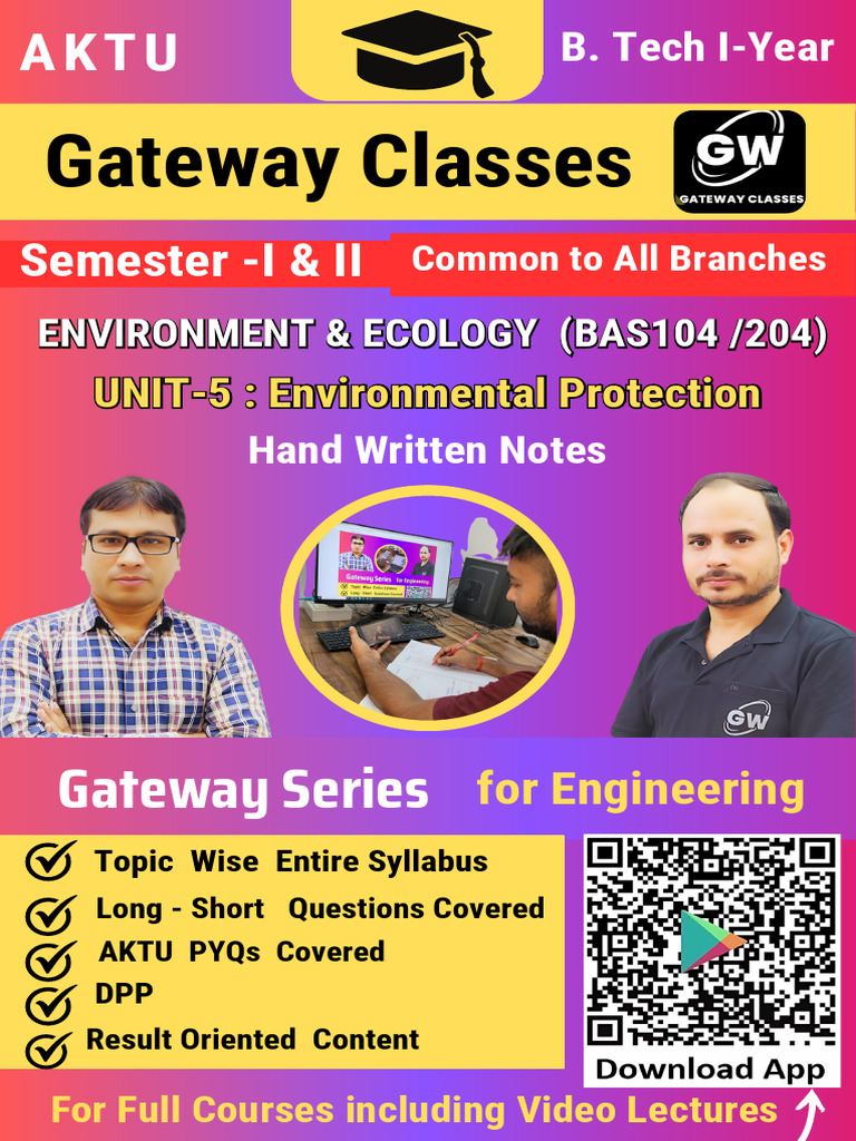 AKTU B.Tech Environment Notes & Lectures | PDF