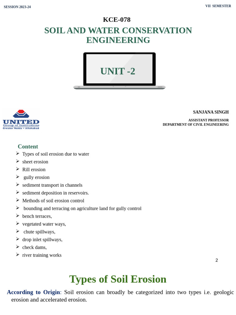 Soil Erosion Types and Control Methods | PDF | Erosion | Surface Runoff