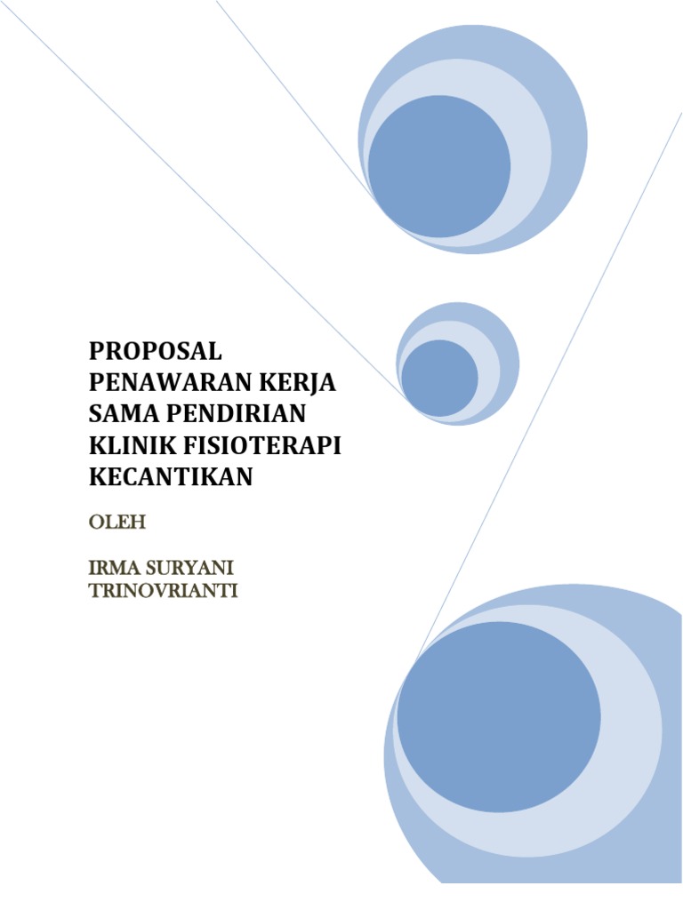 Proposal Klinik Fisioterapi Kecantikan