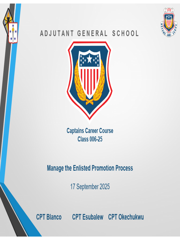 Manage the Enlisted Promotion Process ALL | PDF | Military Organization