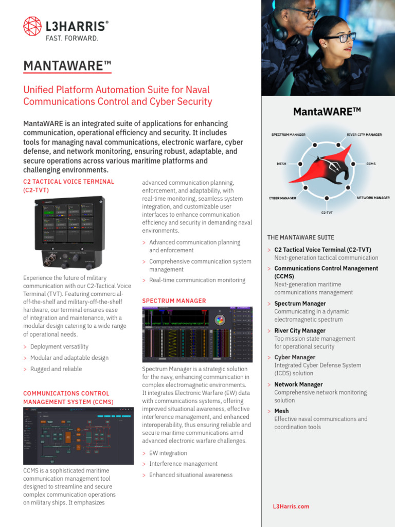 MantaWARE: Naval Communication Solutions | PDF | Computer Network ...