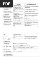 Notes - Present Tense & Past Tense  Grammatical Tense