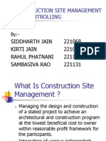 7368401 Construction Site Mgmt and Controlling 22106869