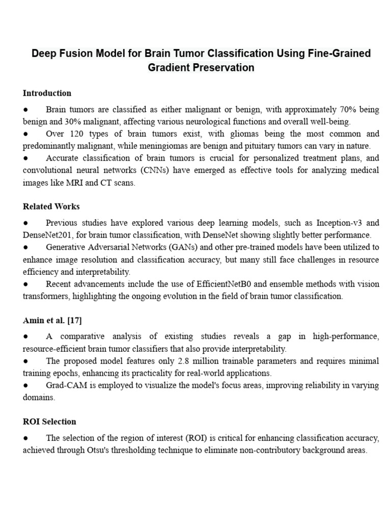 Deep Fusion Model by Deep | PDF | Deep Learning | Brain Tumor