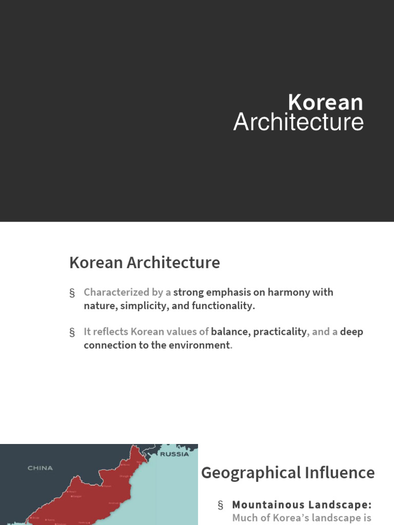 Characteristics of Korean Architecture | PDF | Korea | Temple