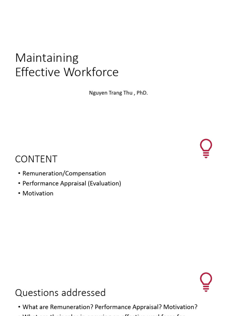 Strategies for Effective Workforce Management | PDF | Performance ...