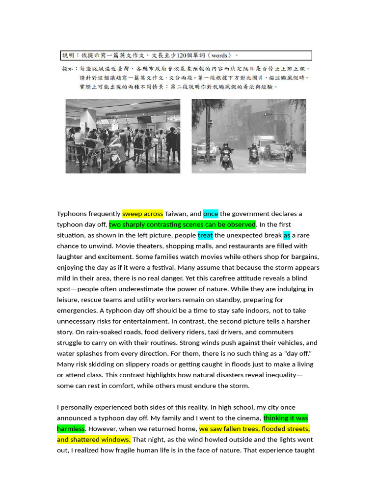 Typhoons Frequently Sweep Across Taiwan | PDF