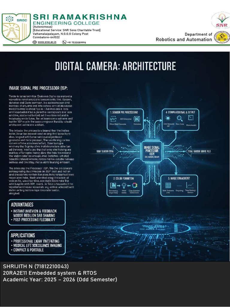 Embedded Systems Course Details 2025 | PDF