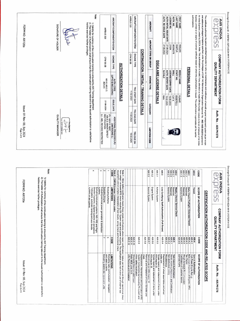 Airbus Engineering Authorization Form | PDF | Aviation | Aircraft
